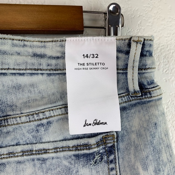 Sam Edelman The Stiletto High Rise Skinny Crop - Picture 4 of 5